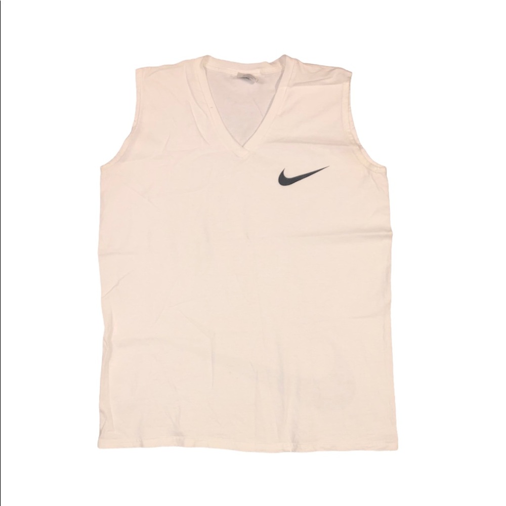 White Nike Medium Tank Top
